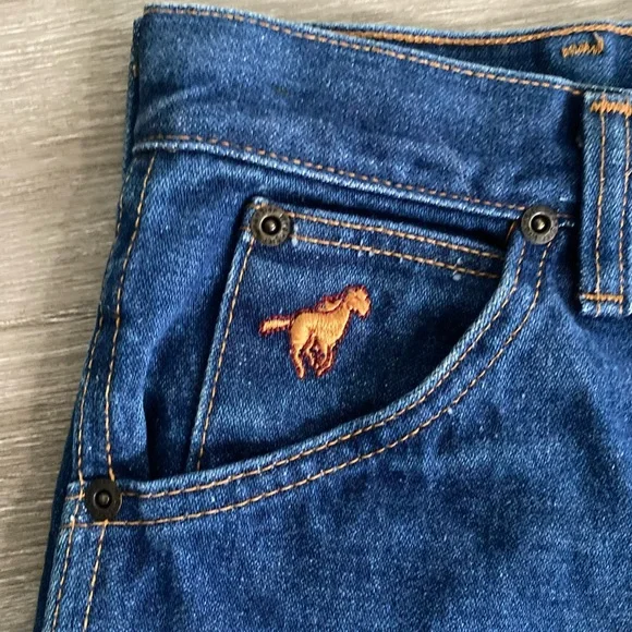 Vintage 70s Wrangler Jeans Made in USA Dark Wash Denim - Picture 3 of 7